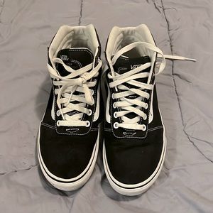 Hi Top Vans Black & White